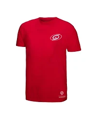 Mitchell & Ness Men's Red Carolina Hurricanes Penalty Box 2.0 T-Shirt