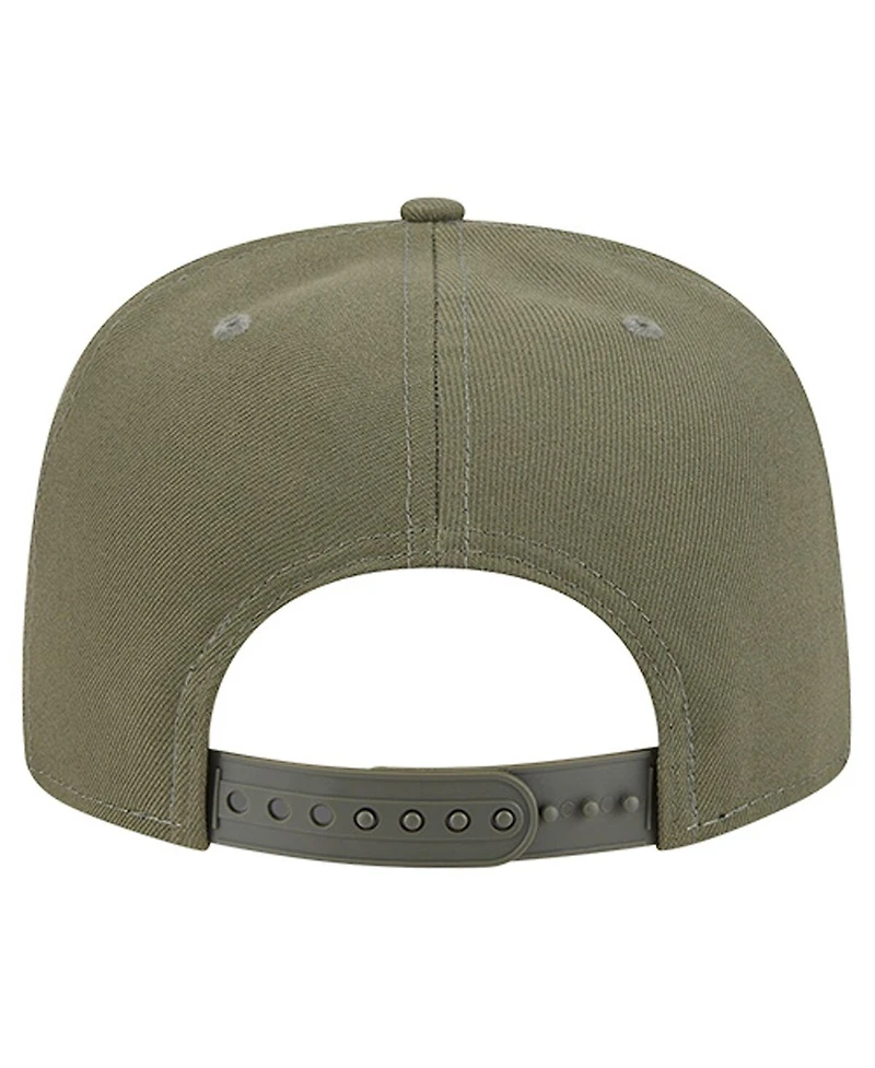 New Era Big Boys and Girls Olive San Francisco 49ers Color Pack A-Frame 9FIFTY Snapback Hat