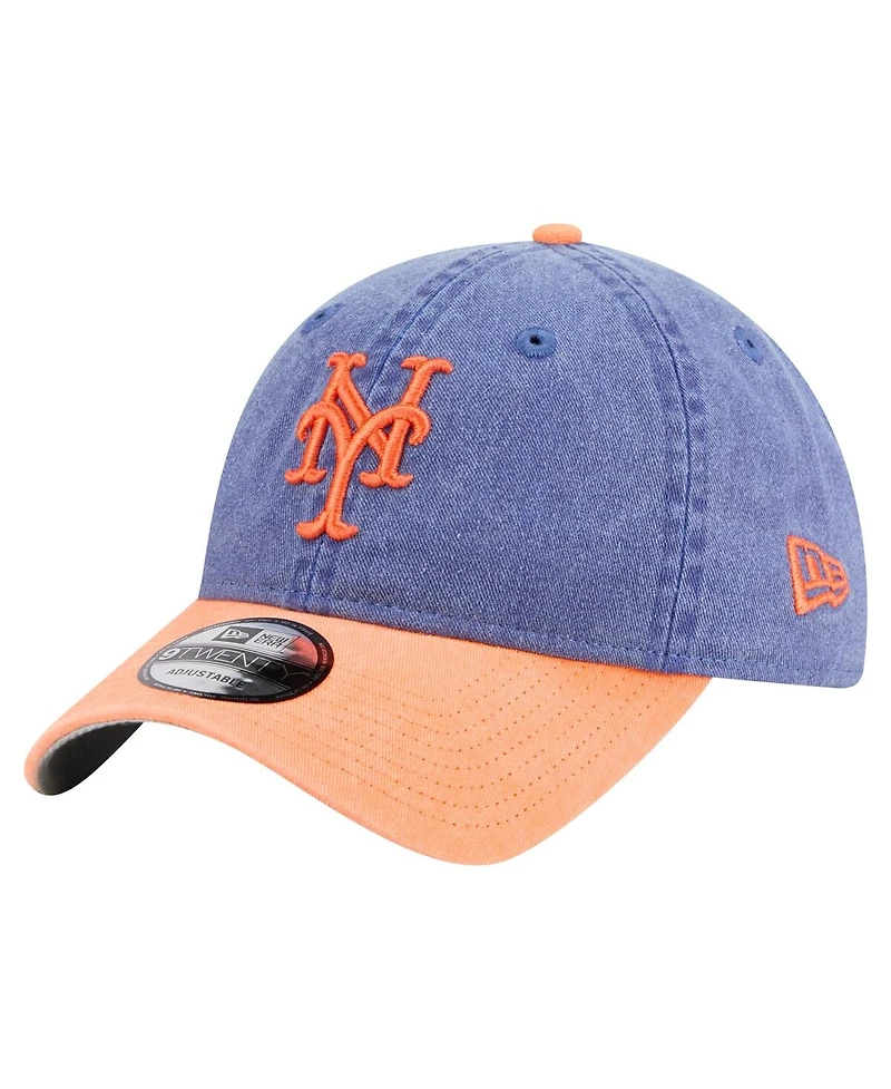 New Era Men's Blue/Orange New York Mets Select 9TWENTY Adjustable Hat