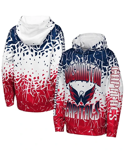 Outerstuff Big Boys and Girls Navy Washington Capitals Frozen Frenzy Hoodie