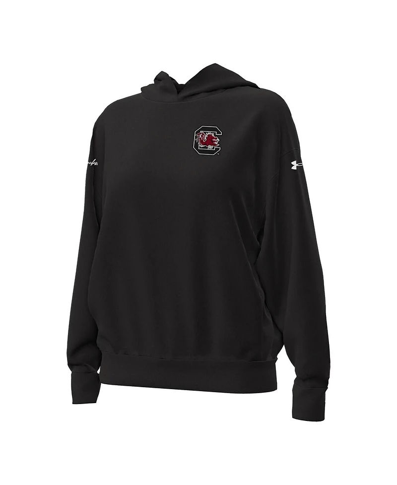 Under Armour Women's Black South Carolina Gamecocks Oversized Gameday Icon Hoodie