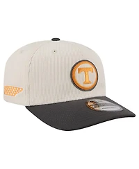 New Era Men's Cream/Charcoal Tennessee Volunteers Loyal Corduroy 9SEVENTY Adjustable Hat