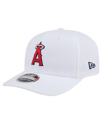 New Era Men's White Los Angeles Angels Coolera 9SEVENTY Adjustable Hat