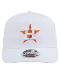New Era Men's White Houston Astros Coolera 9SEVENTY Adjustable Hat
