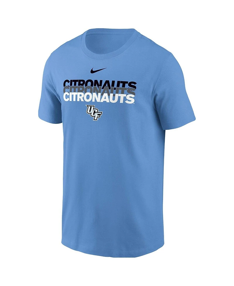 Nike Men's Light Blue Ucf Knights 2025 Space Game Citronauts Core T-Shirt
