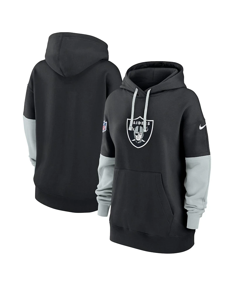 Nike Women's Black Las Vegas Raiders Sideline Essential Hoodie