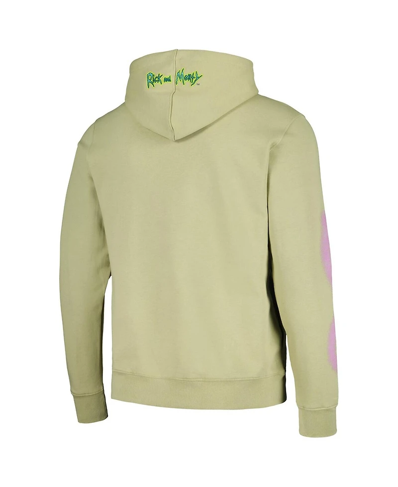 Freeze Max Men's And Women's Olive Rick Morty Pullover Hoodie
