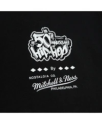 Mitchell & Ness Men's and Women's Black 50th Anniversary of Hip-Hop Graffiti Long Sleeve T-Shirt