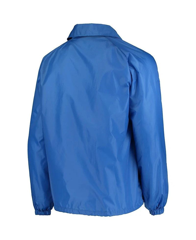 Dunbrooke Men's Royal Los Angeles Rams Coaches Classic Raglan Full-Snap Windbreaker Jacket