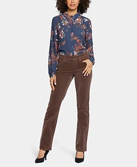 Nydj Women's Corduroy Marilyn Straight Jeans