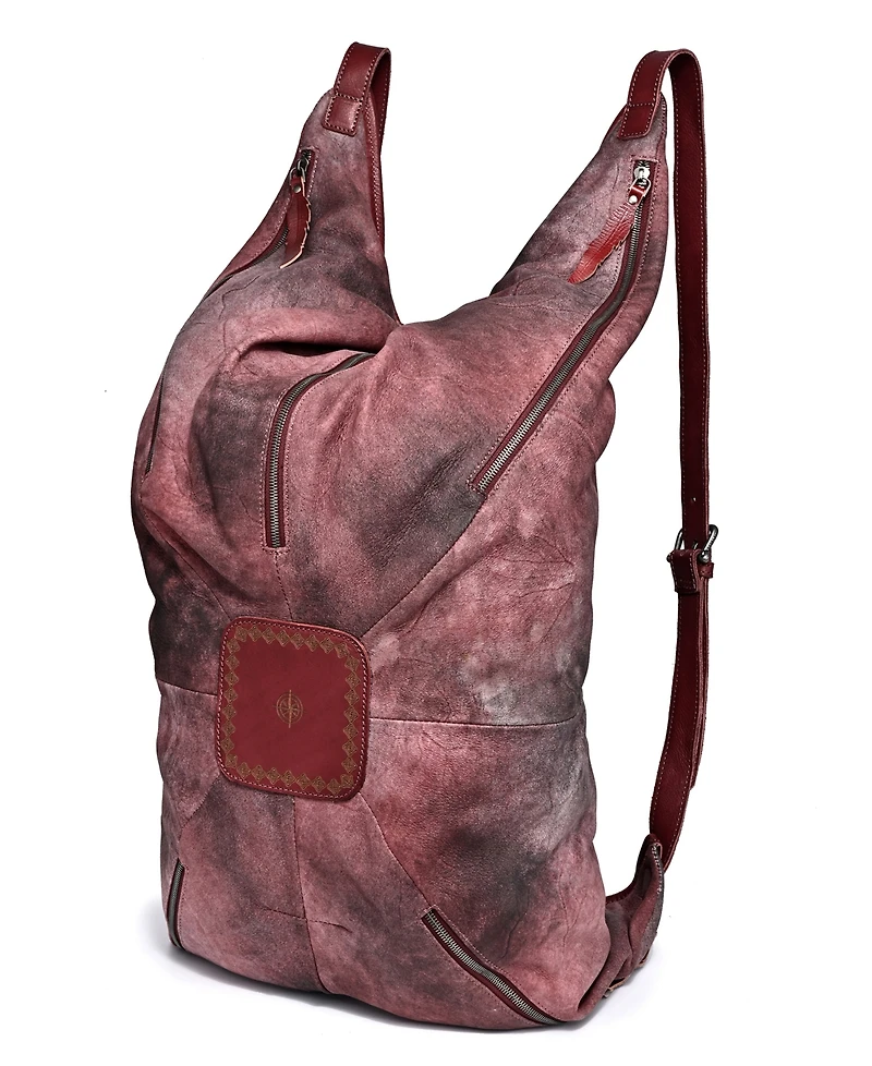 Old Trend Women's Lamb Leather Dorado Hobo Convert Backpack