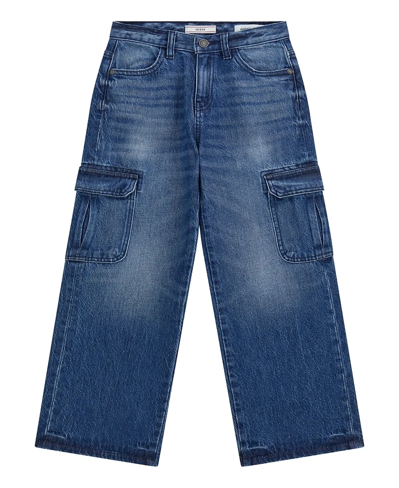 Guess Boys 7-18 Oversized Cargo Denim Jeans