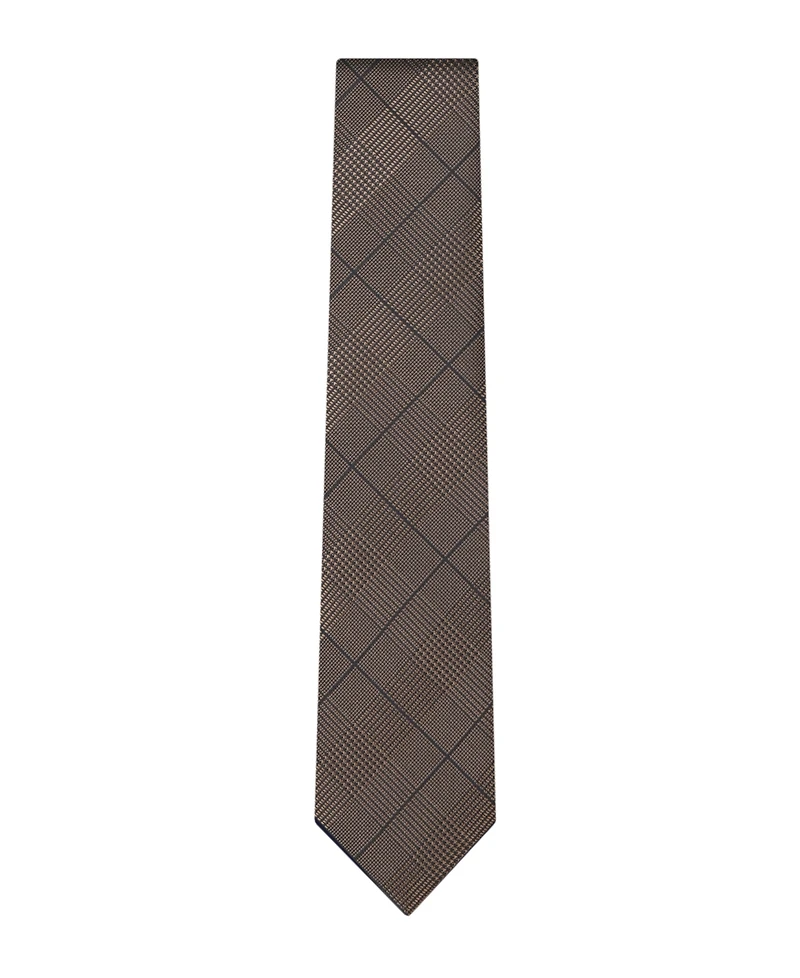 Tommy Hilfiger Men's Harvey Glen Plaid Striped Tie