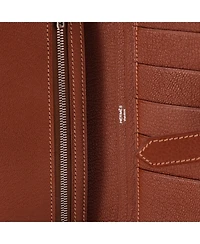 Pre-Owned HERMES Long Bearn Wallet Chevre Mysore