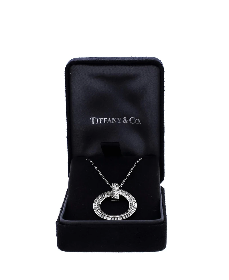 Pre-Owned Tiffany & Co T1 Circle Pendant Necklace