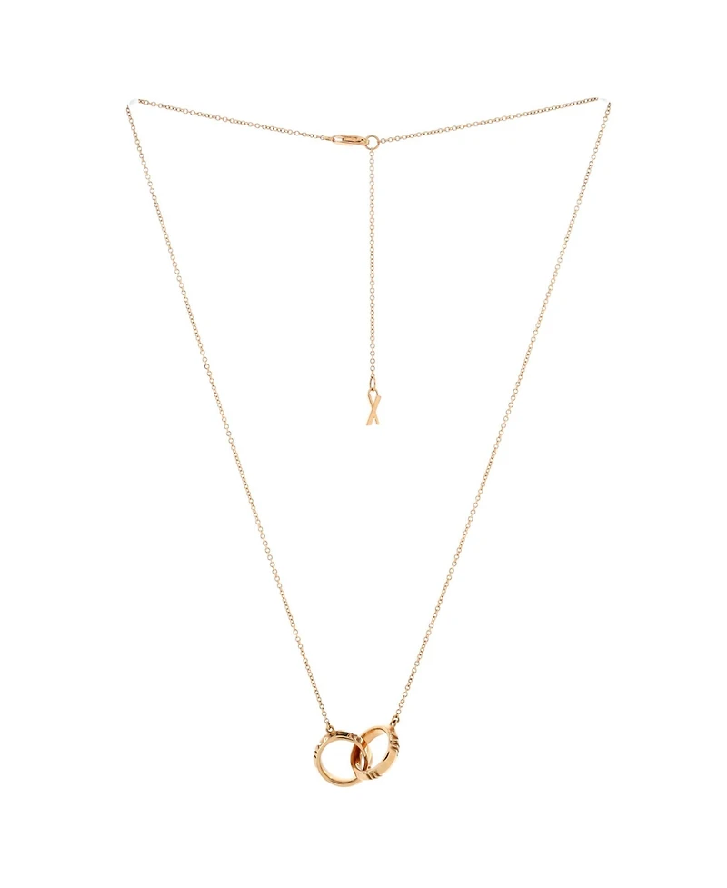 Pre-Owned Tiffany & Co Atlas X Closed Interlocking Pendant Necklace