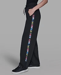 Karl Lagerfeld Paris Petite Straight-Leg Ankle Pants
