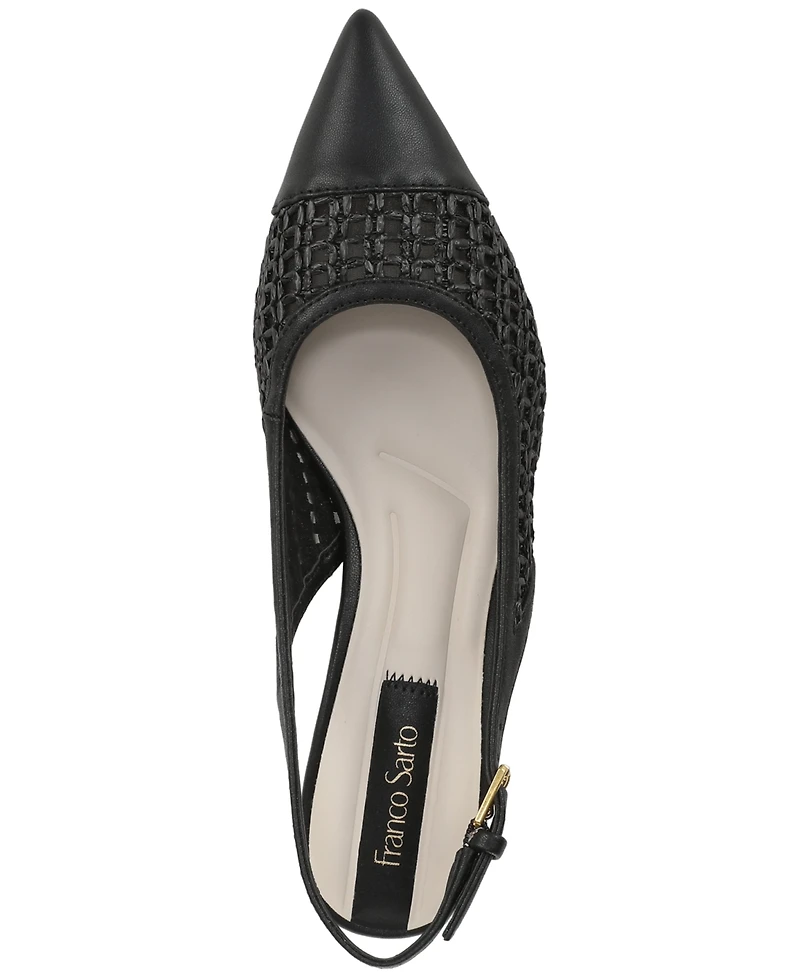 Franco Sarto Women's Racer Pointed Toe Slingback Shoes