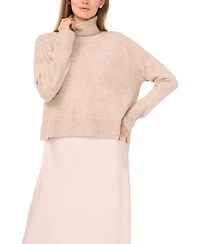 Vince Camuto Women's Turtleneck Long-Sleeve Slip Dress