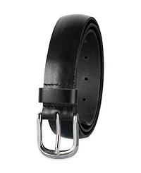 Club Room Luxury Classic Feathered Edge Leather Dress Belt, Macy's Exclusive