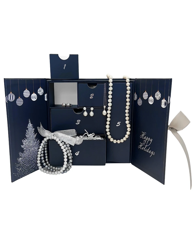 Macy's 5-Pc. Freshwater Pearl Jewelry Set in Sterling Silver