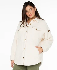 Roxy Women's Overlander Solid Button-Up Jacket