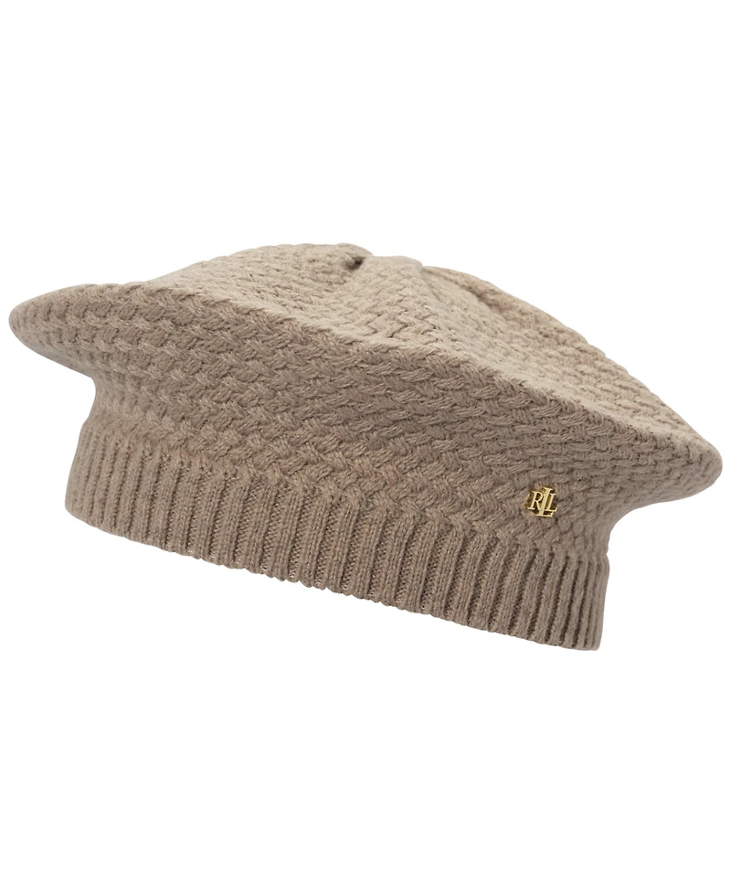 Lauren Ralph Lauren Basket Knit Beret