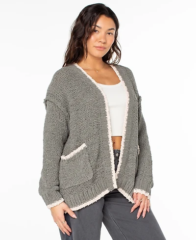 Roxy Women's Cozy Cruiser Round Neck Cardigan