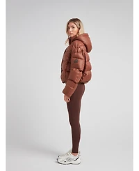 JACK1T Women's Cloud Boss Hooded Puffer Jacket