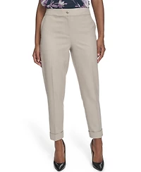 Calvin Klein Petite Straight Fit Ankle Leg Pants