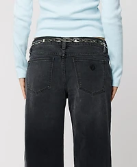 Abrand Women's Low-Rise Jeans