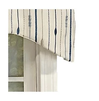 Go Getter Cornice 3" Rod Pocket Window Valance 50" x 17" Blue by Rlf Home