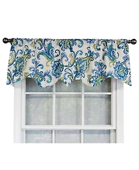 Rlf Home Sconset Rega Style 3" Rod Pocket Valance 50" x 17" Cornflower by Rlf Home
