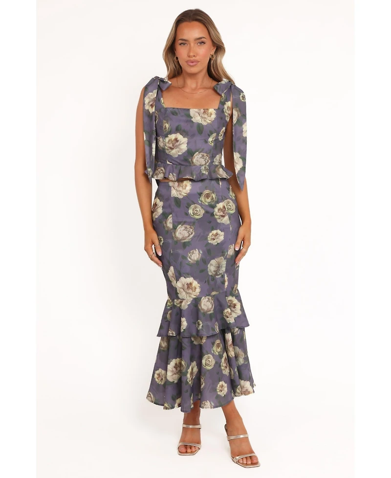 Petal and Pup Women's Luna Two Piece Set - Lavender Floral