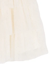 Rare Editions Girls Toddler 2T-4T Short-Sleeve Glittery Tulle Dress