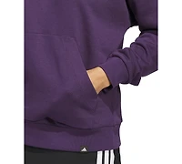 adidas Women's Wordmark Graphic Hooded Sweatshirt
