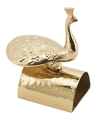 Saro Lifestyle Gilded Peacock Napkin Ring