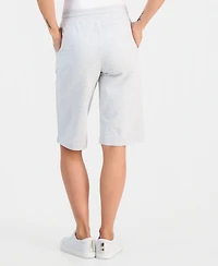 Style & Co Petite Mid-Rise Pull-On Shorts, Macy's Exclusive