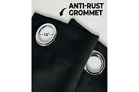 Superior Senna Textured Blackout Curtain Set of 2 Panels