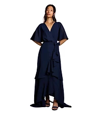 Coast Women's Angel Sleeve Bridesmaid Maxi Dress