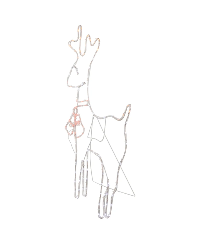 Northlight 36" Lighted Standing Reindeer Silhouette Outdoor Christmas Decor