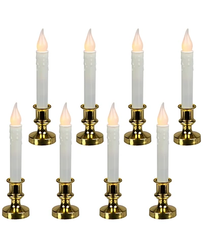 Northlight Led Flickering Window Candles, Set of 8