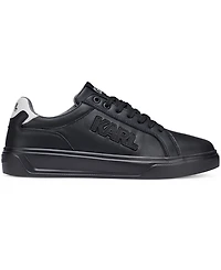 Karl Lagerfeld Paris Men's Leather Side Sneaker