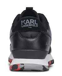 Karl Lagerfeld Paris Men's Camo Runner Sawtooth Sole Sneaker