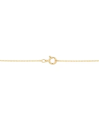 Macy's Polished Nugget Heart Pendant Necklace in 10k Yellow Gold