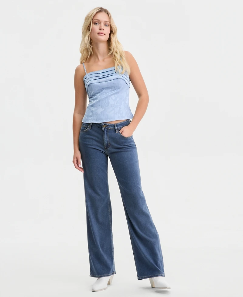 Guess Women's Arlo Pleated Top