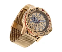 Invicta Unisex 47216 Invicta Racing Quartz Chronograph Gold Dial Watch