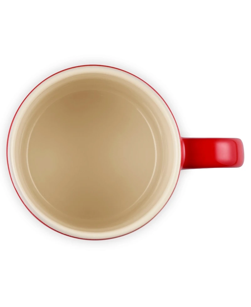 Le Creuset Stoneware Holly Collection 12 oz. Gold Applique London Mug