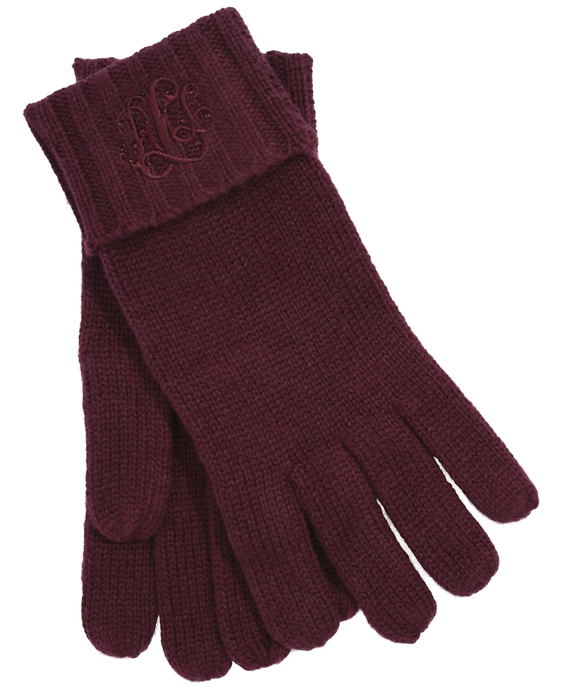 Lauren Ralph Direct Embroidery Glove