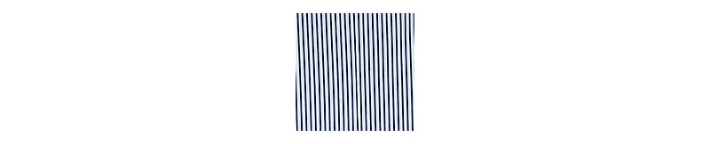 Rlf Home Luxurious Modern Design Classic Mg-Ticking Stripe Regal Style Window Valance 50" x 17" Blue